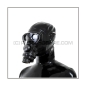Preview: SIMIAN gasmask-system HEAVY-LB-A with separate openface-hood and rebreathing-bag-set